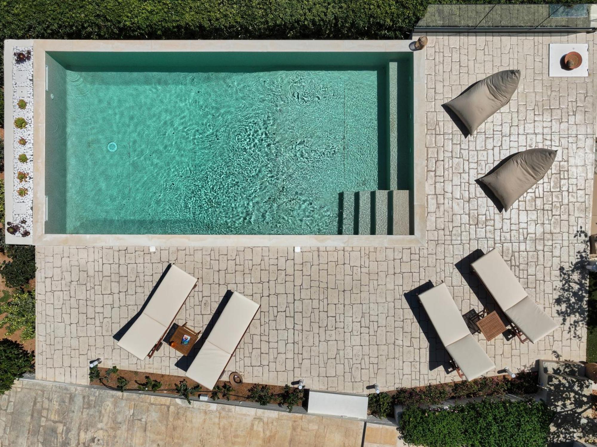 Spacious Villa With Private Eco-Pool And Panoramic Sea View Αγία Πελαγία  Εξωτερικό φωτογραφία