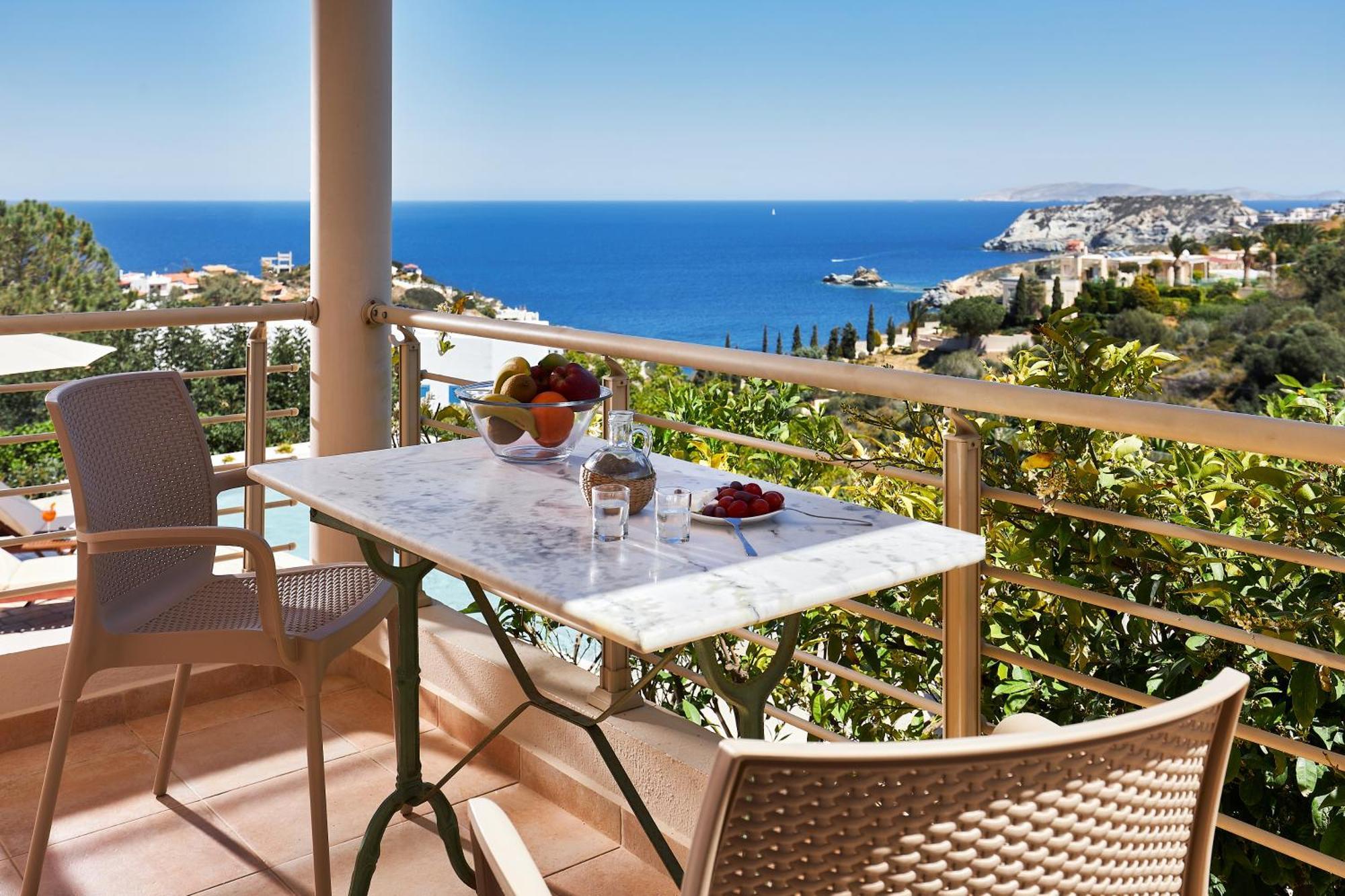 Spacious Villa With Private Eco-Pool And Panoramic Sea View Αγία Πελαγία  Εξωτερικό φωτογραφία