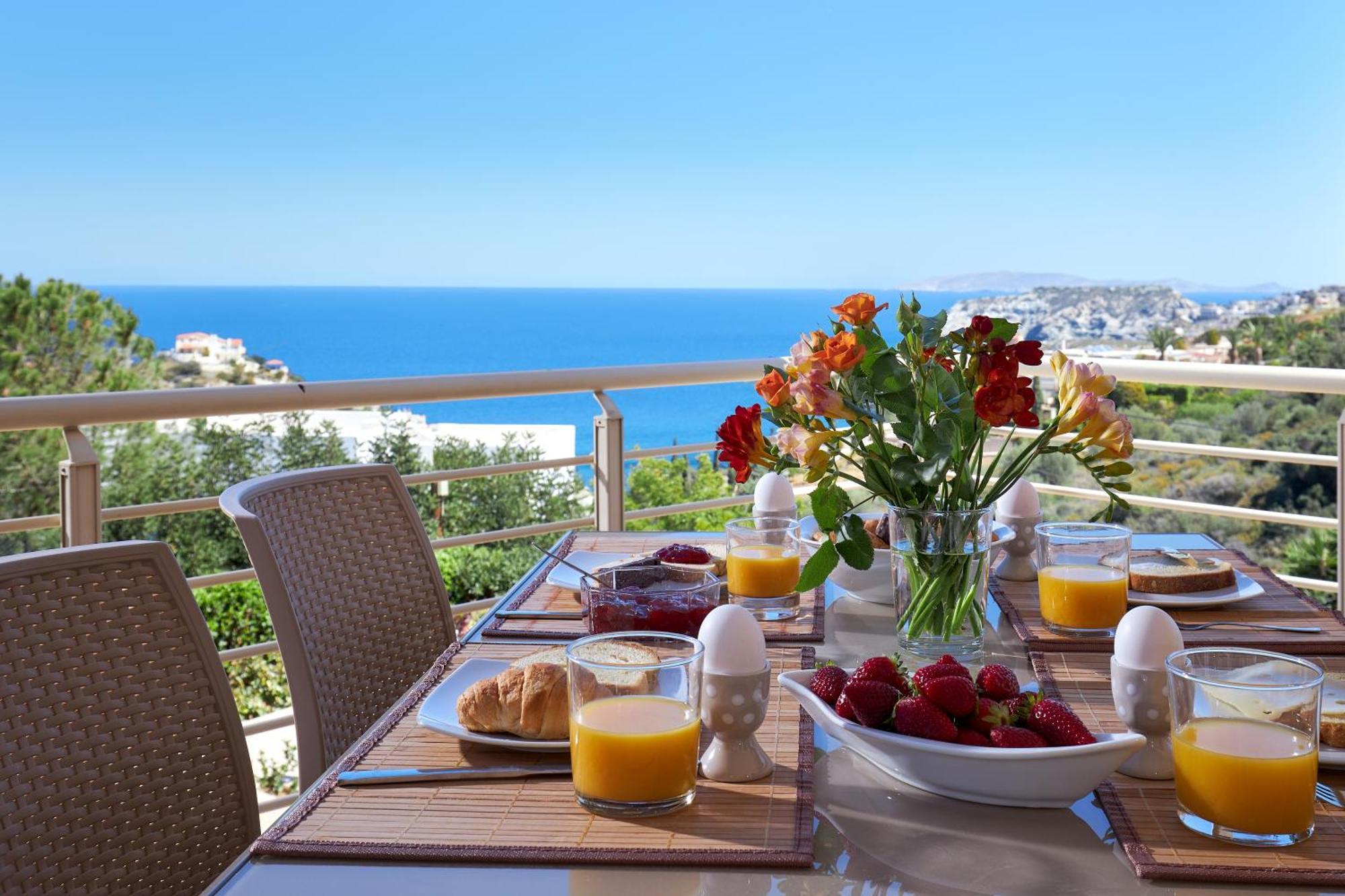 Spacious Villa With Private Eco-Pool And Panoramic Sea View Αγία Πελαγία  Εξωτερικό φωτογραφία