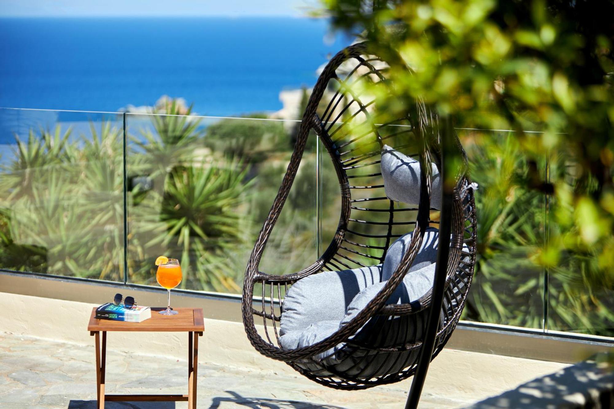 Spacious Villa With Private Eco-Pool And Panoramic Sea View Αγία Πελαγία  Εξωτερικό φωτογραφία