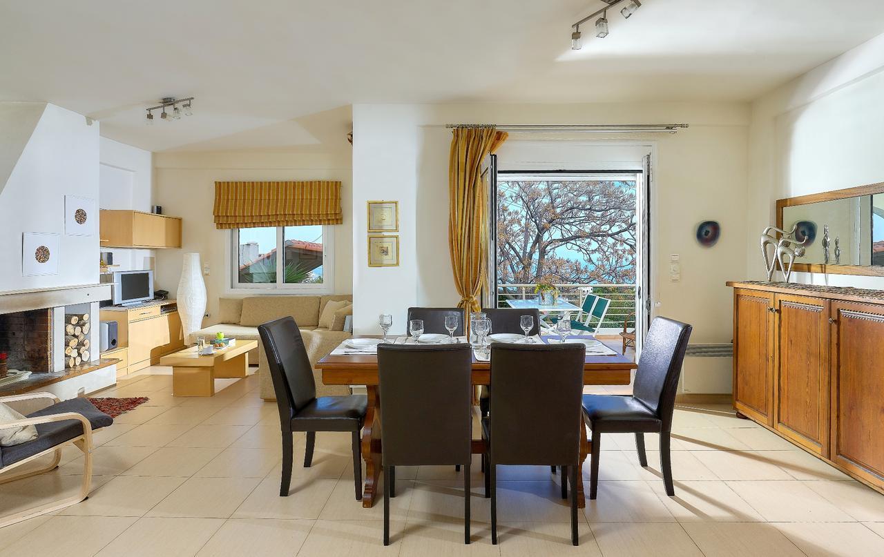 Spacious Villa With Private Eco-Pool And Panoramic Sea View Αγία Πελαγία  Εξωτερικό φωτογραφία
