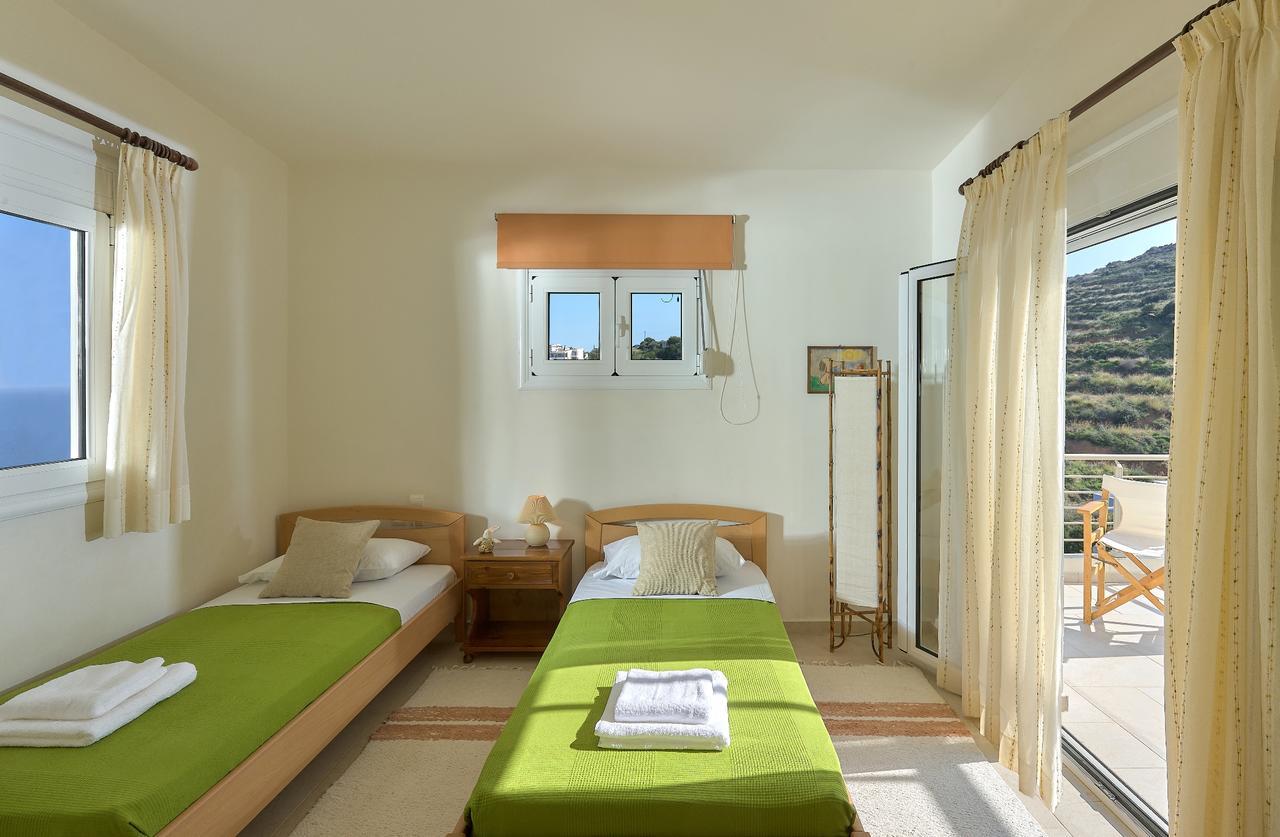 Spacious Villa With Private Eco-Pool And Panoramic Sea View Αγία Πελαγία  Εξωτερικό φωτογραφία