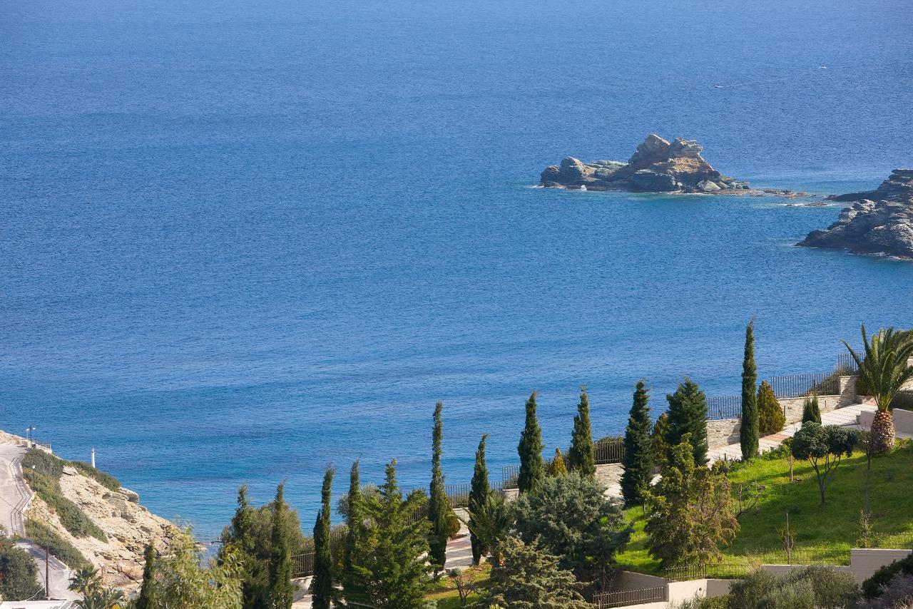 Spacious Villa With Private Eco-Pool And Panoramic Sea View Αγία Πελαγία  Εξωτερικό φωτογραφία