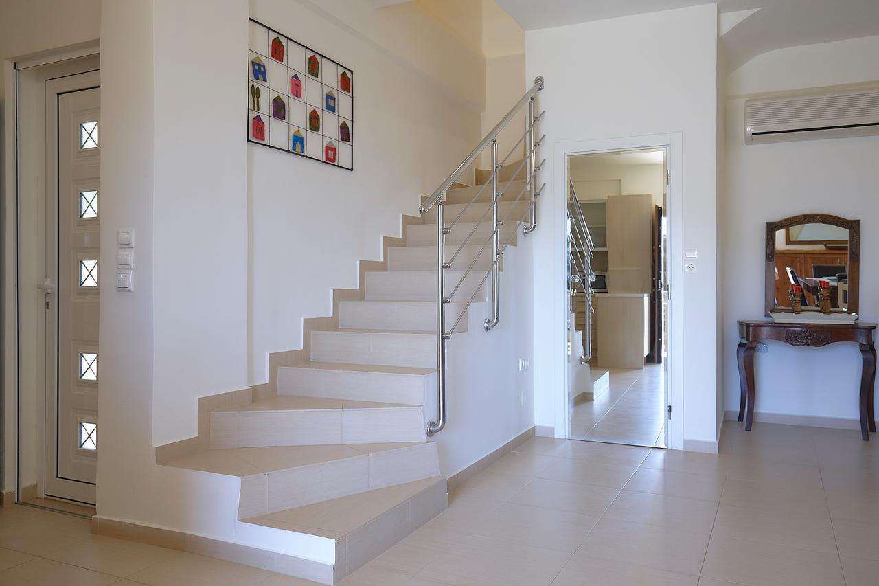 Spacious Villa With Private Eco-Pool And Panoramic Sea View Αγία Πελαγία  Εξωτερικό φωτογραφία